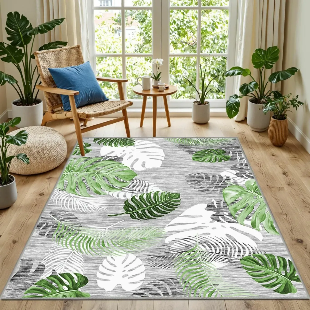 Green Rugs Living Room 200x300cm Extra Large Rug - Image 2