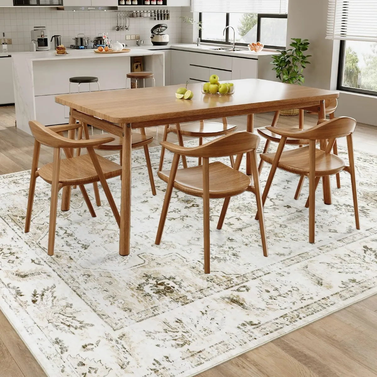 Large Washable Rugs Living Room 200x300cm Boho - Image 4