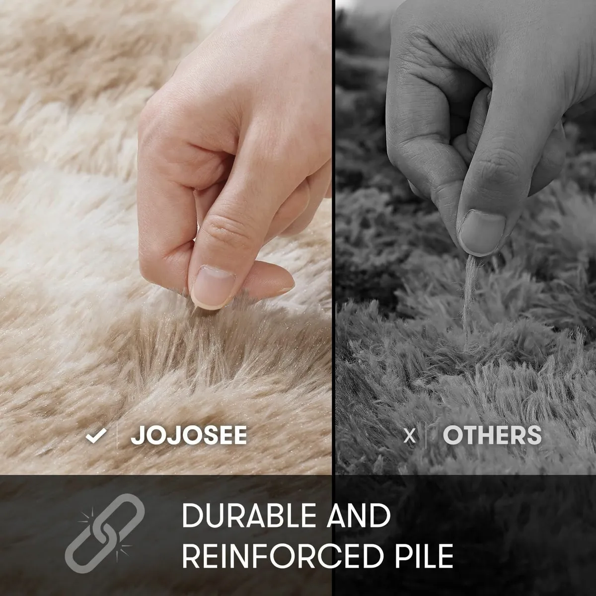 Rugs Living Room 200 x 300 cm Cream Area Rug Anti - Image 2