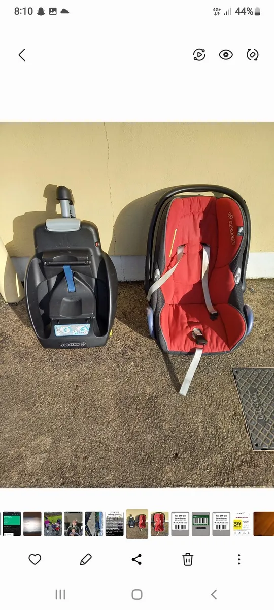 Maxi cosi baby car seat - Image 1