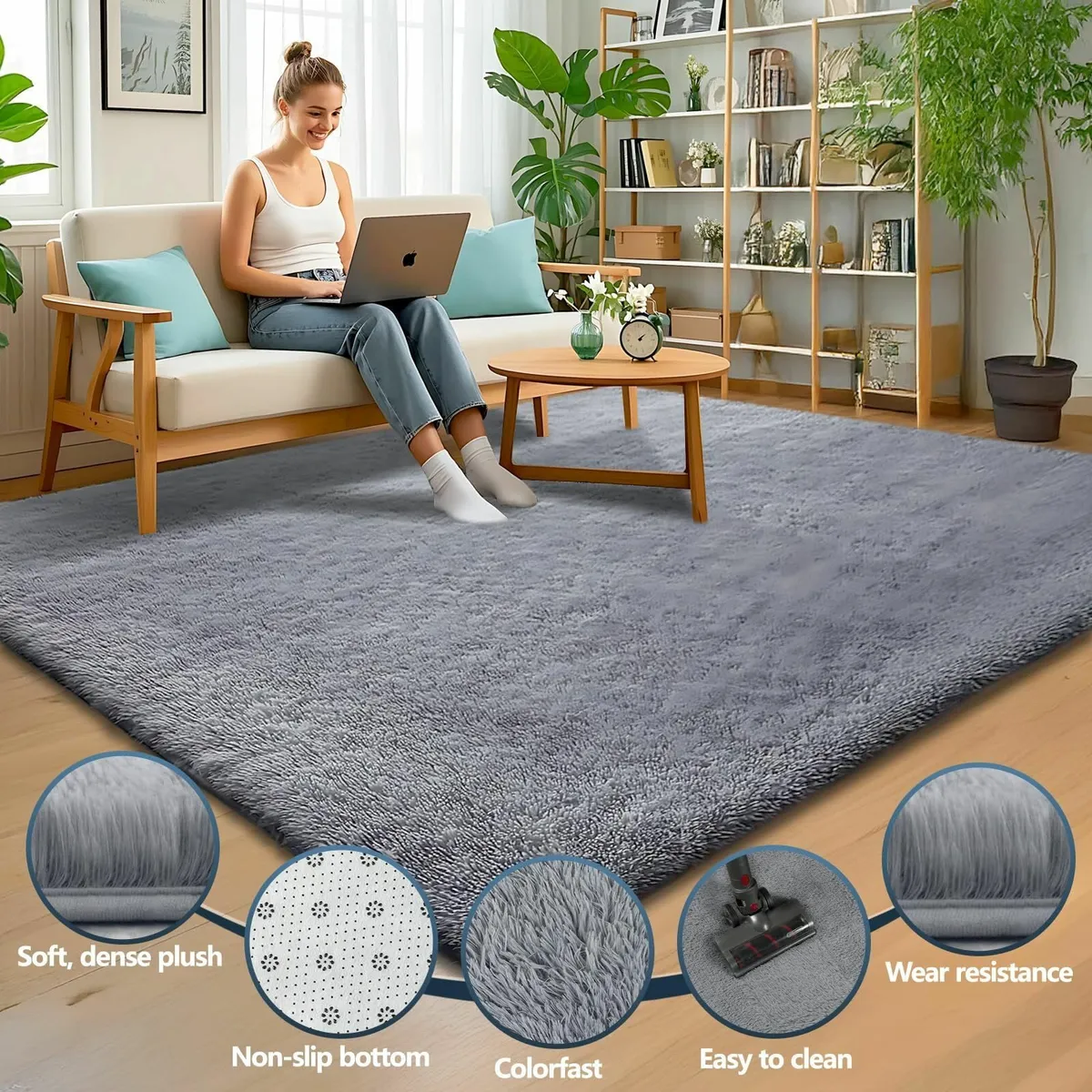 Rugs Living Room -200x300cm Area for Bedroom - Image 4