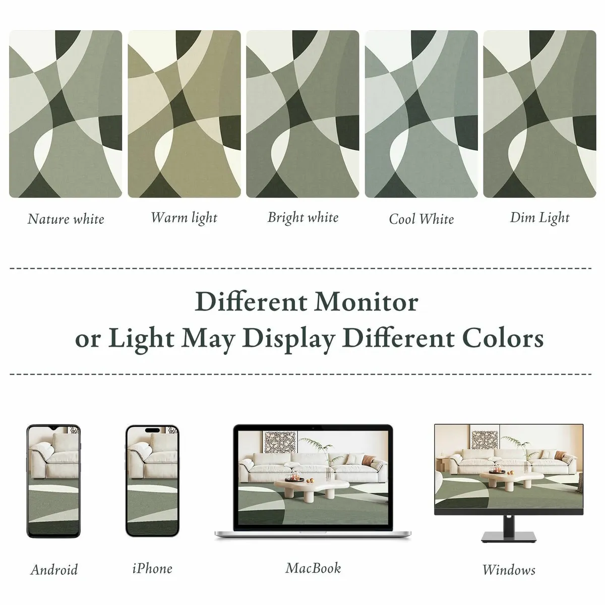 Geometric Rugs Living Room - 120x170 cm Upgraded - Image 4