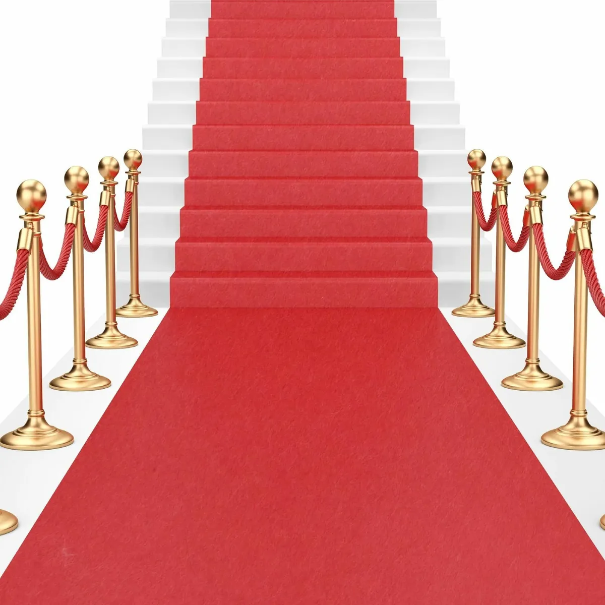 Red Carpet Wedding Aisle Runner 1X10m Non-slip - Image 1