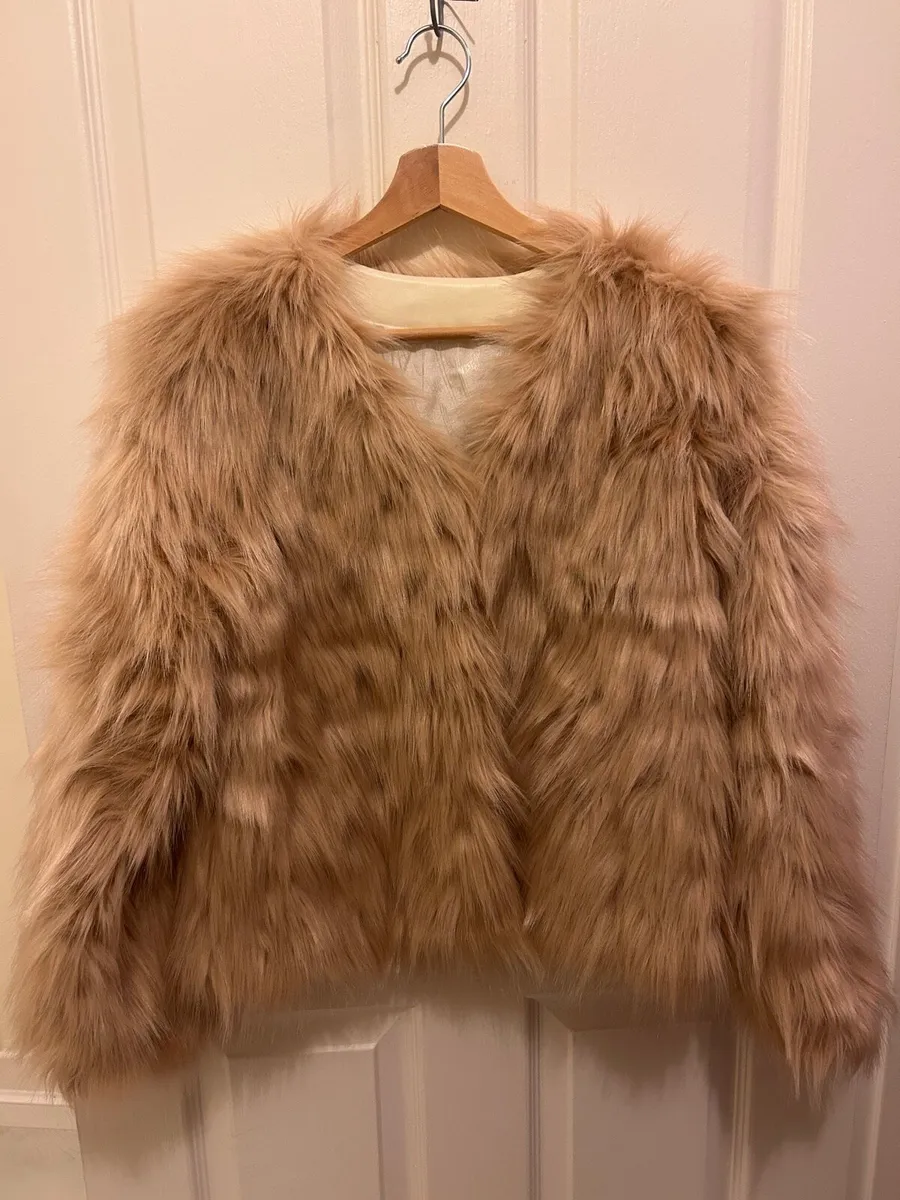 Faux fur coat