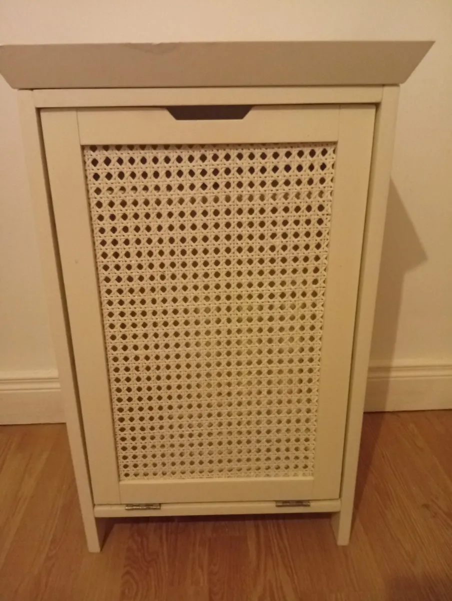 Wooden Laundry Hamper Cabinet Unit - Image 4