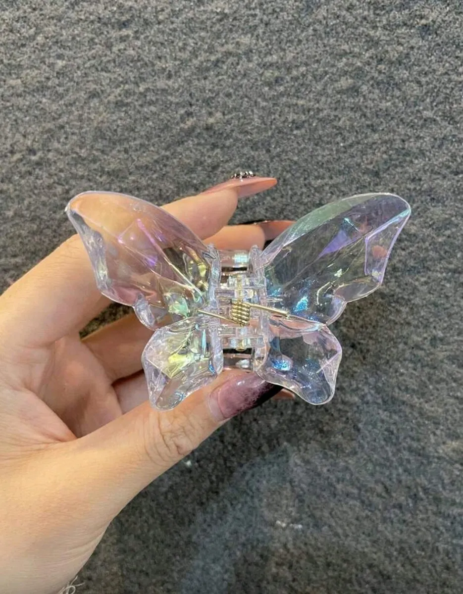 🦋 Iridescent Butterfly Hair Clip - Image 2