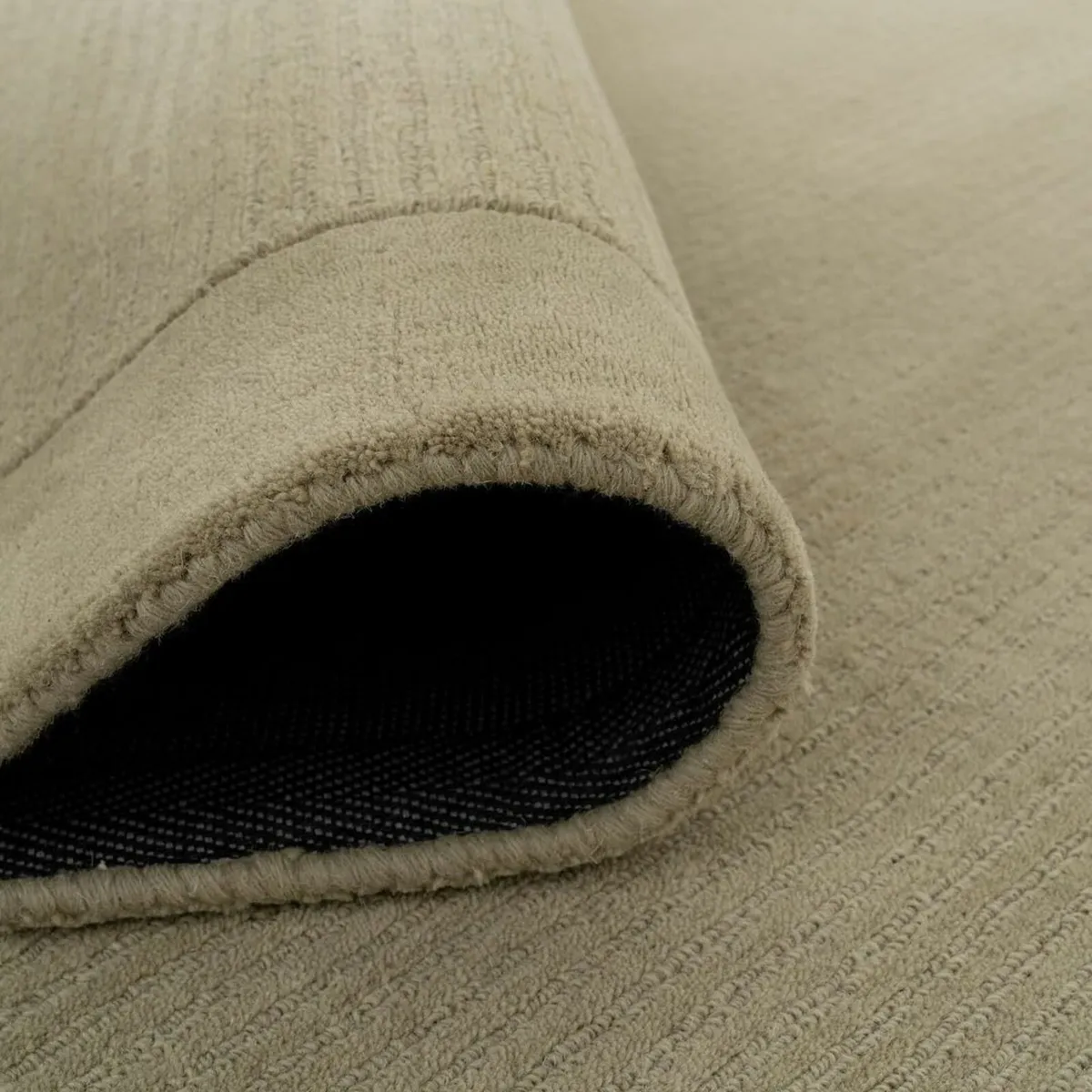 Green Rug 100% Wool Thick Scandi Cosy Living Room - Image 2