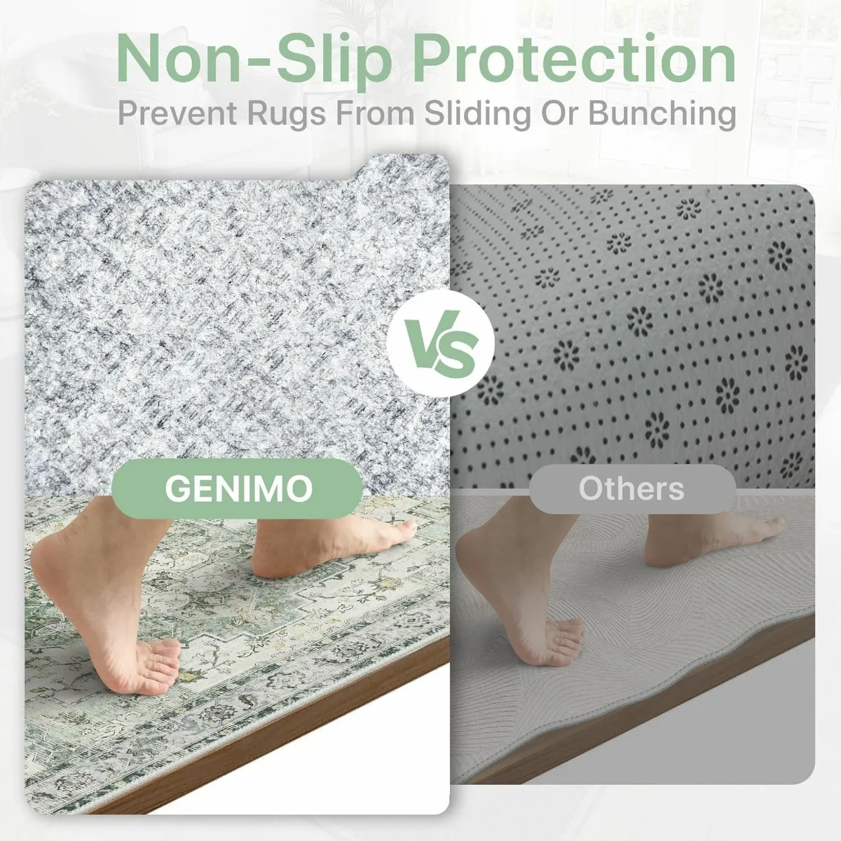 Machine Washable Rugs Living Room 160x230cm - Image 3