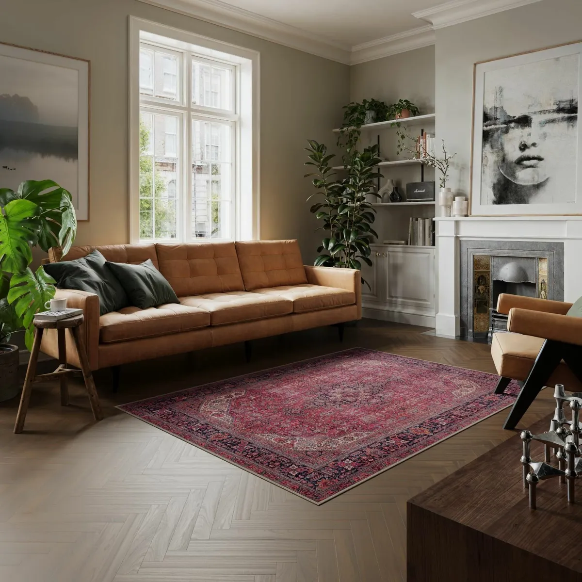 Machine Washable Rug 152x213cm 75% Recycled - Image 2