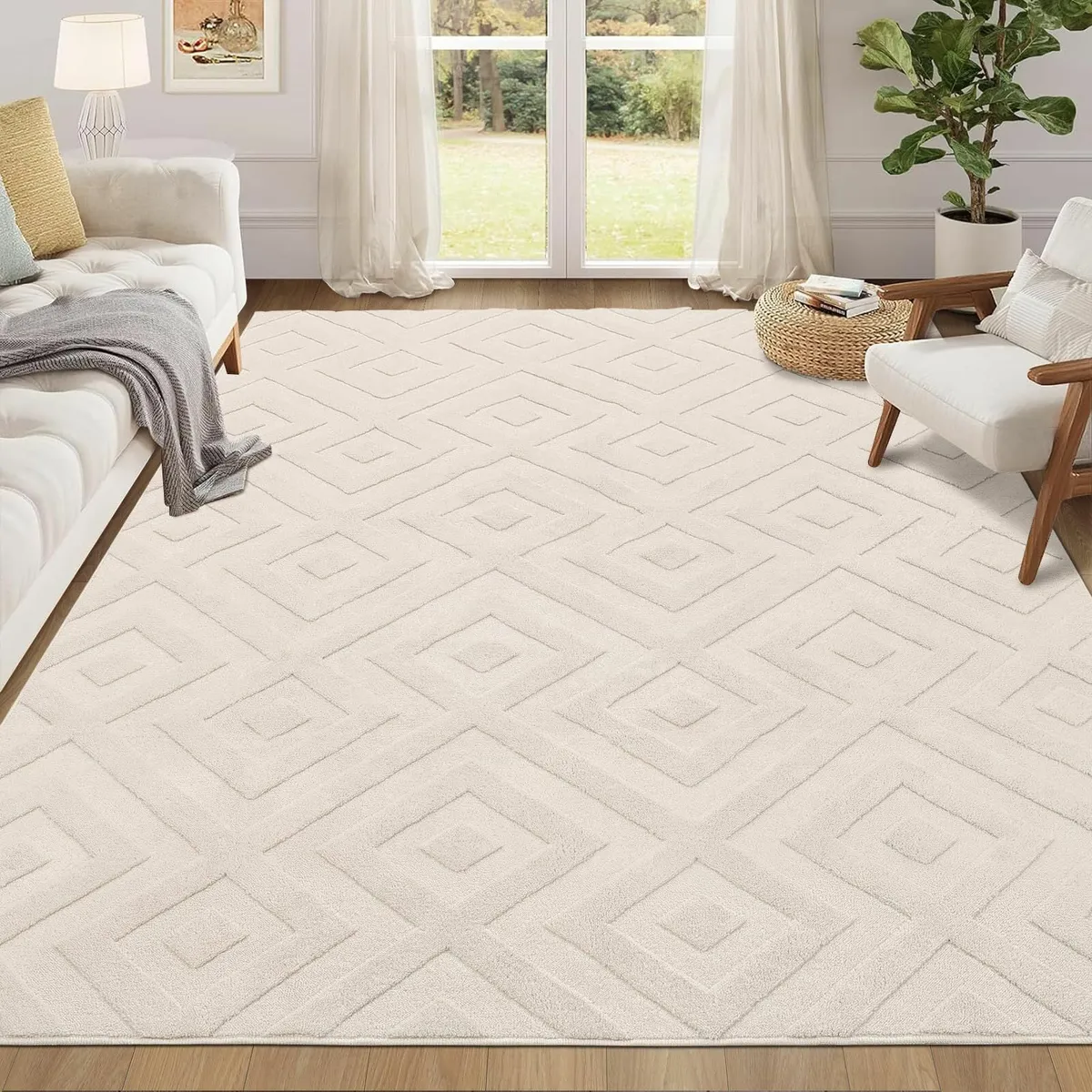 Rugs Living Room Washable Soft Large for Bedroom - Image 1
