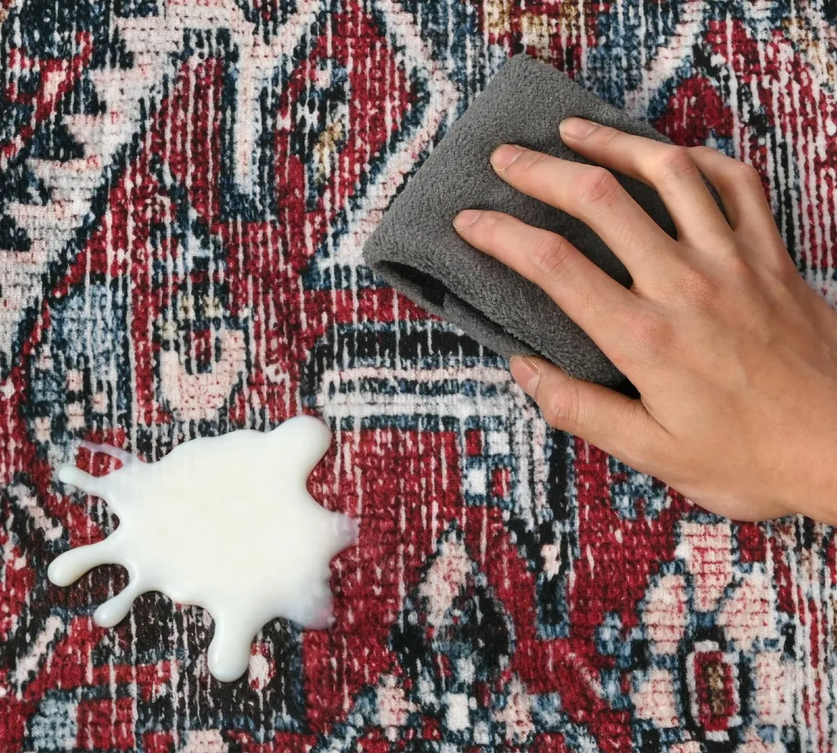 Soft Living Room Rug Short Pile Vintage Area for - Image 4