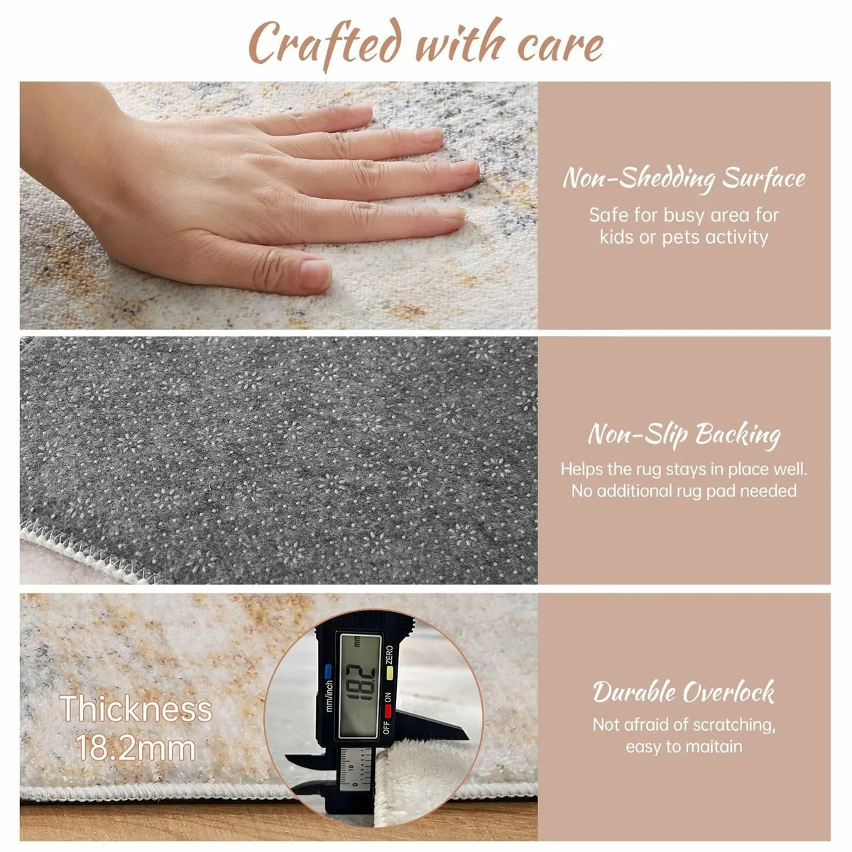 Rugs Living Room Morden Soft for Bedroom Large - Image 4