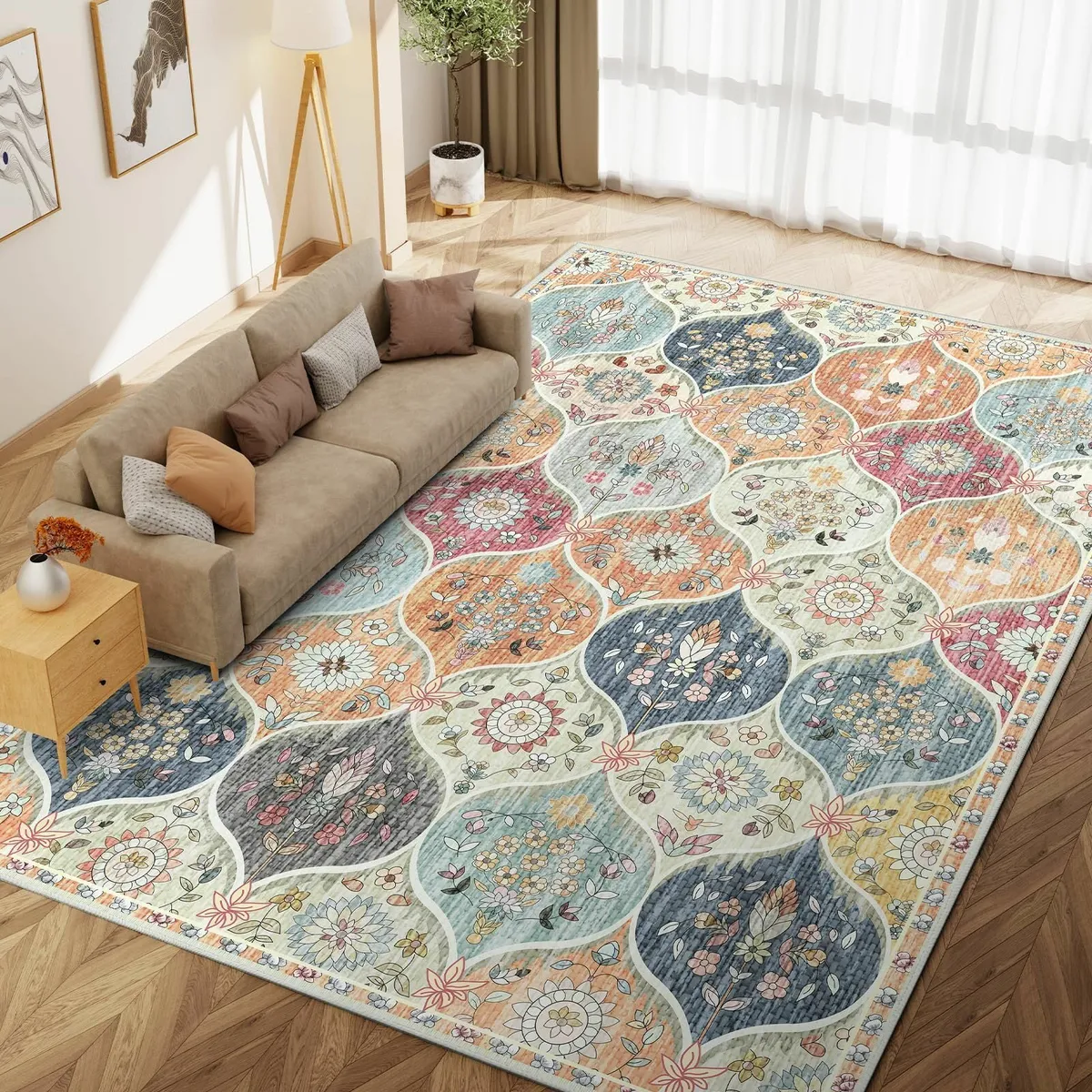 Large Rugs for Living Room - 160x230 cm Machine - Image 1