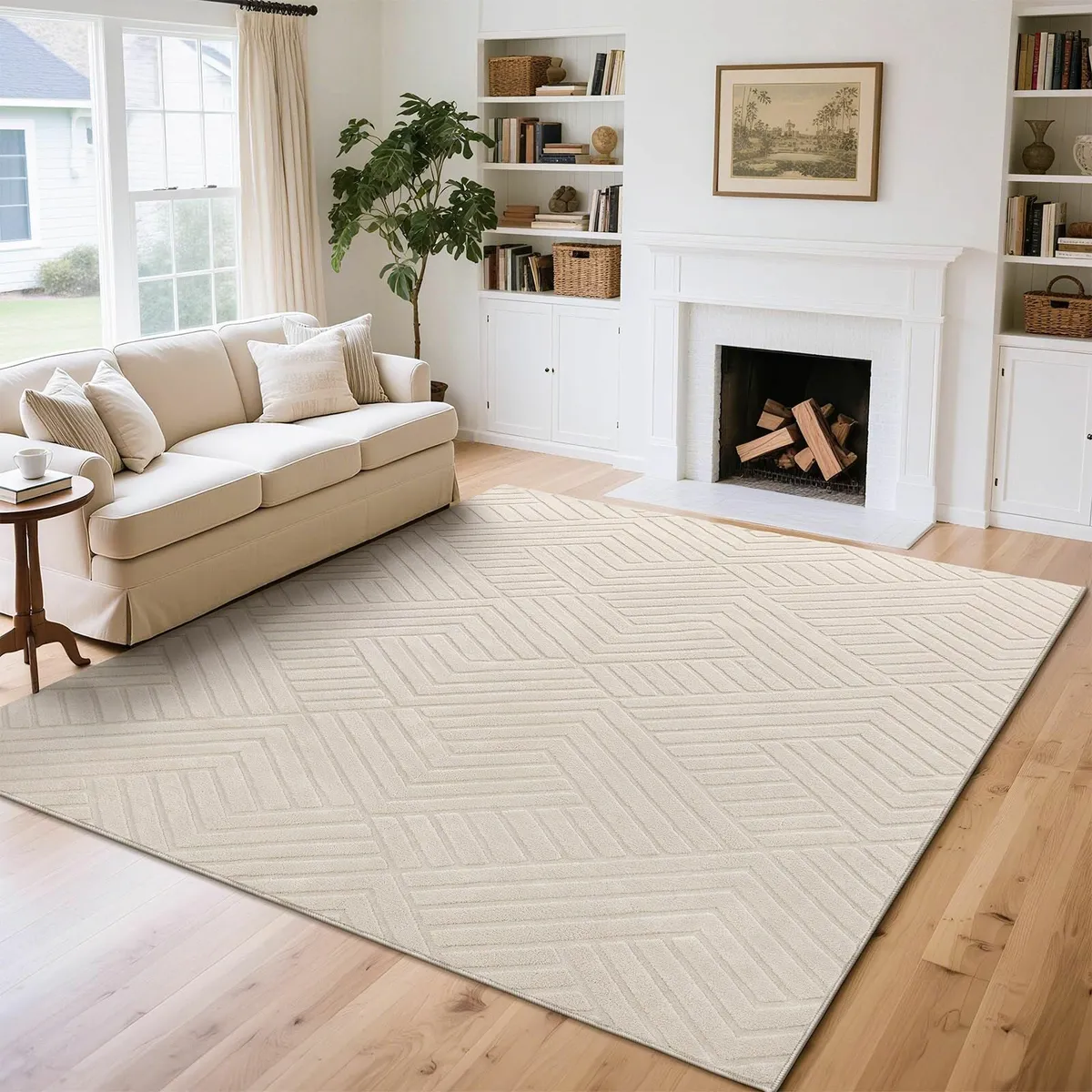 Washable Rugs Living Room 200 x 300 cm Large - Image 1