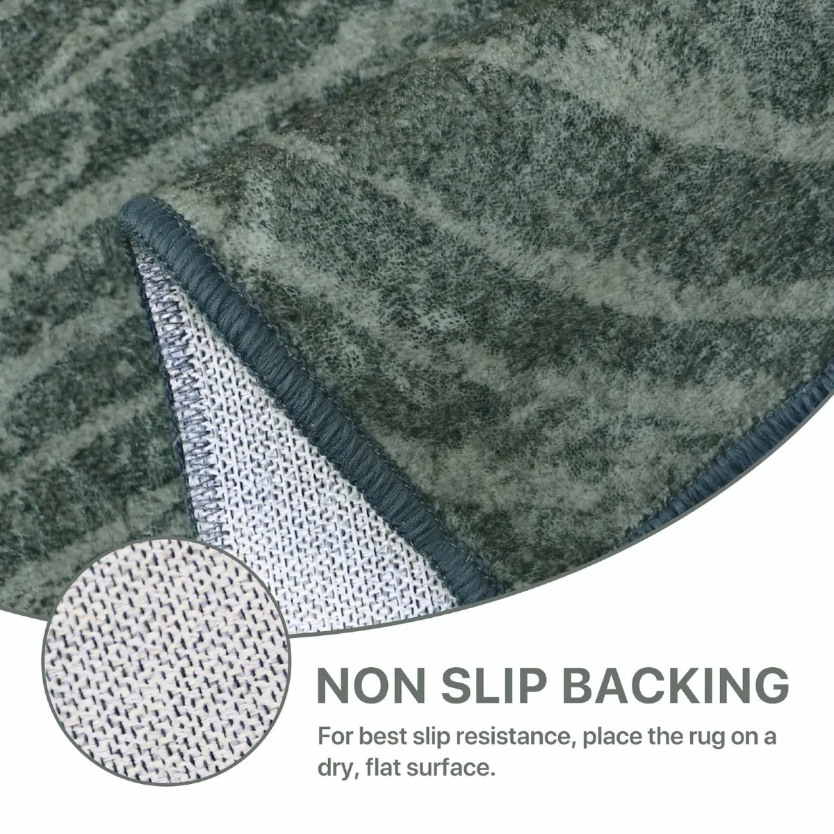 Large Washable Rug for Living Room 200x290cm Area - Image 3