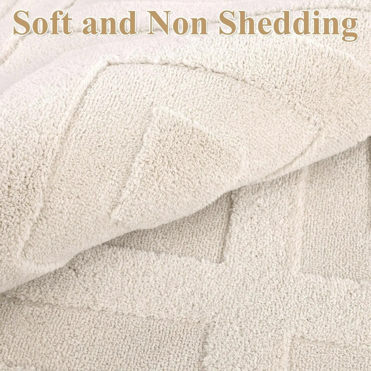 Washable Rugs Living Room 120x160 cm Soft Short - Image 3