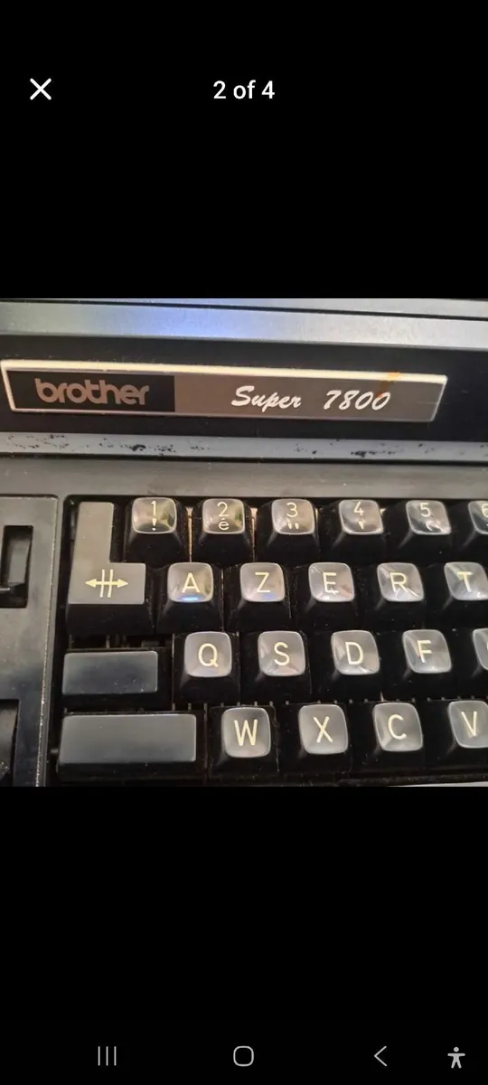 Electric typewriter brother super 7800 - Image 4