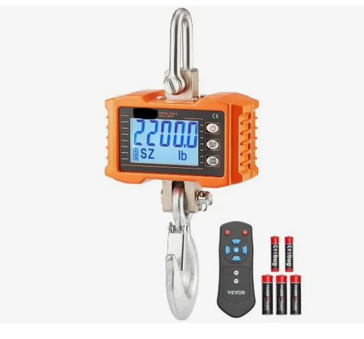 Digital Crane Scale, 2200 lbs/1000 kg - Image 4