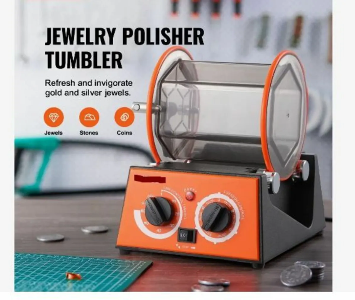 3kg Rotary Tumbler Surface Polisher Jewelry - Image 2
