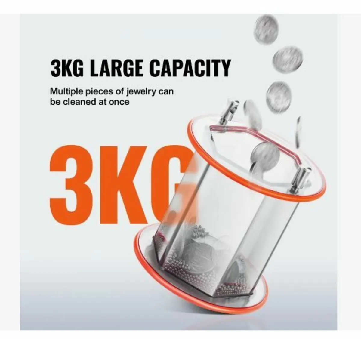 3kg Rotary Tumbler Surface Polisher Jewelry - Image 3