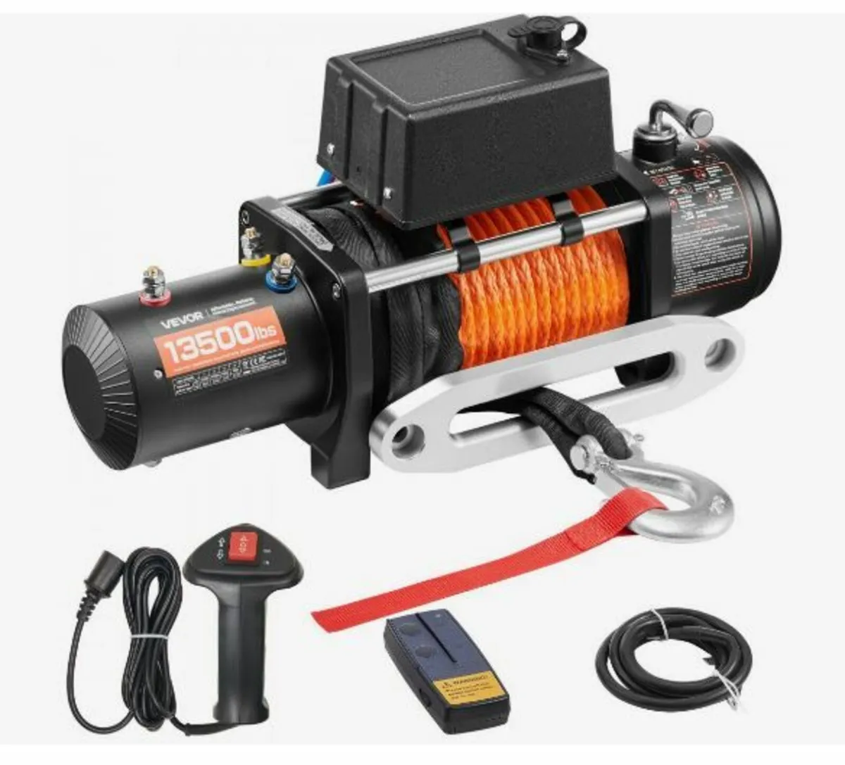 Electric Winch Truck 6123.5 kg Synthetic Rope Wate - Image 1