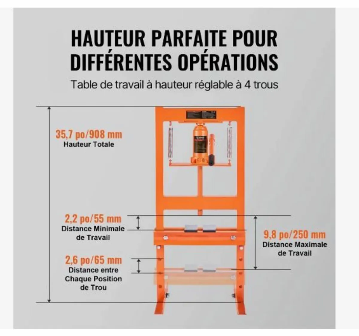 Hydraulic Shop Press 6 Ton - Image 2