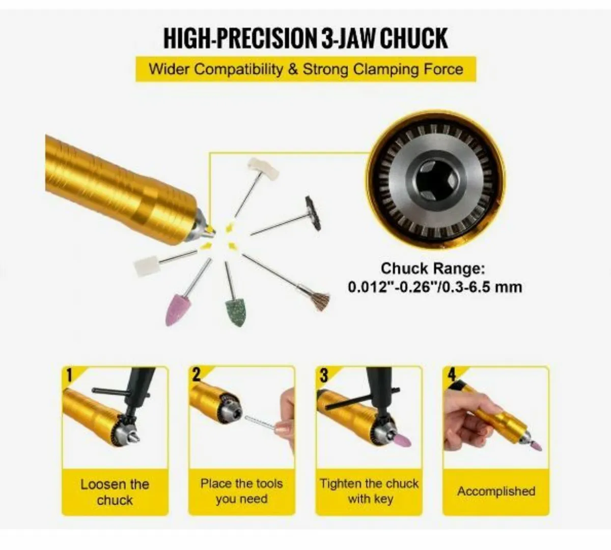 Flex Shaft Grinder 780W Rotary Tool - Image 2