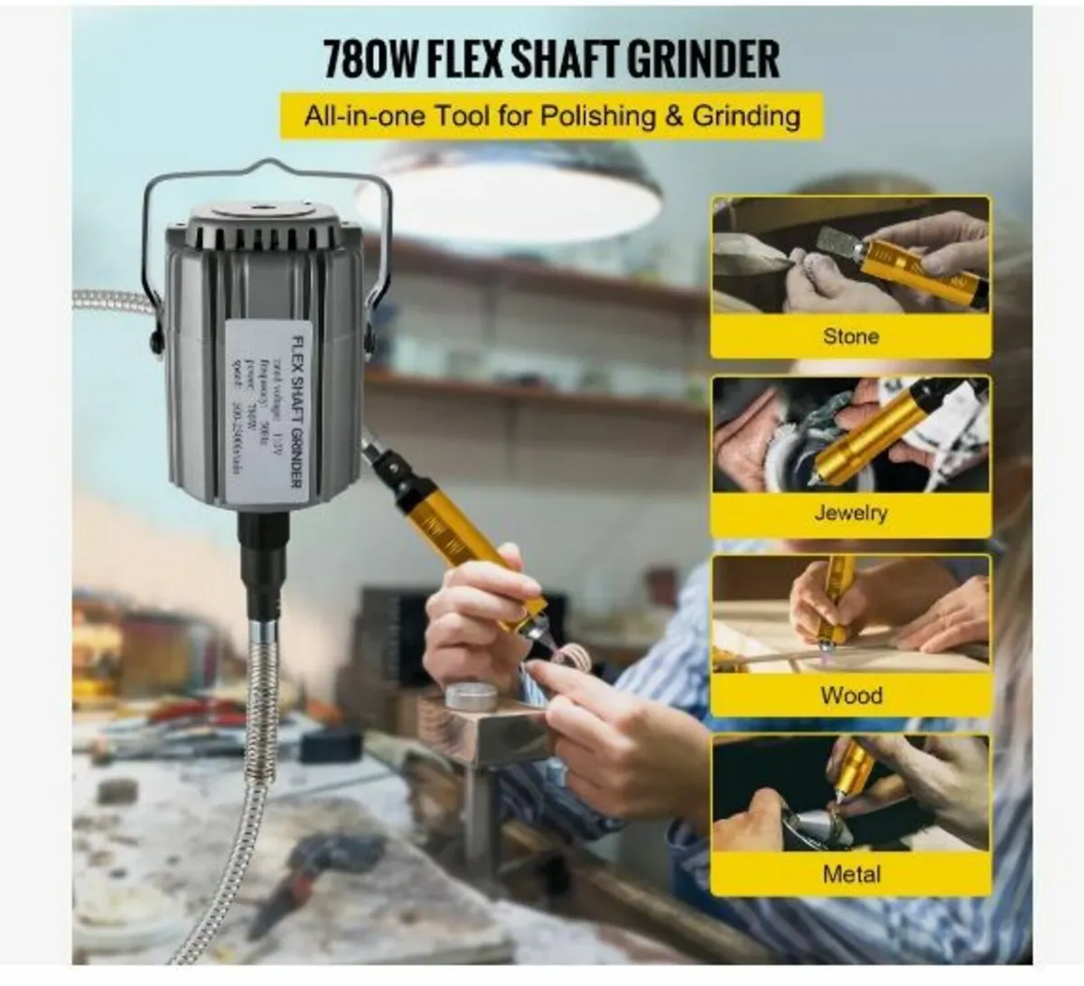 Flex Shaft Grinder 780W Rotary Tool - Image 3