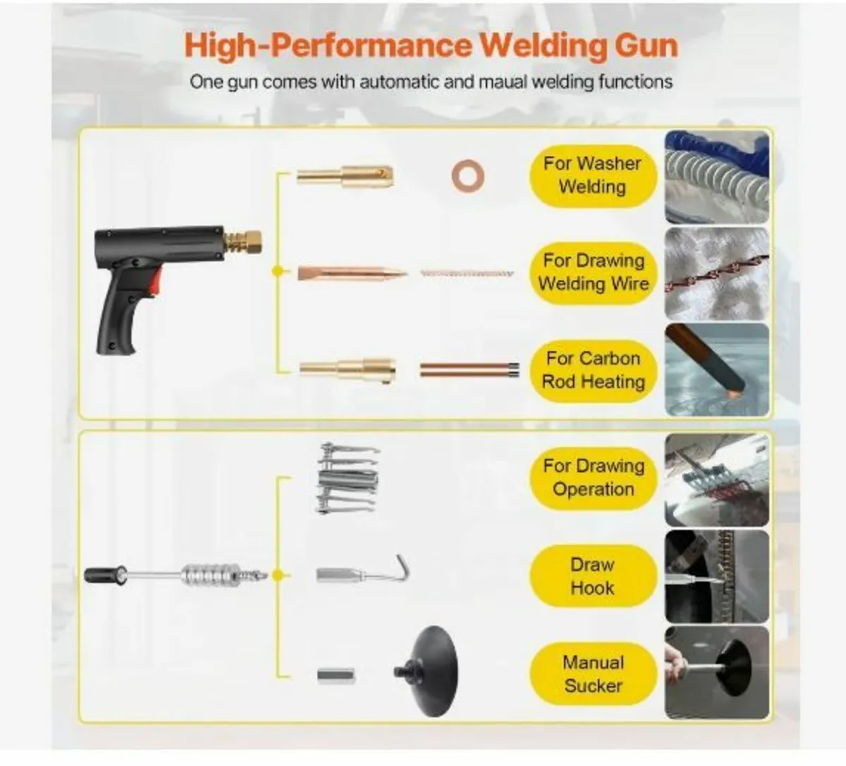 Stud Welder Dent Repair Kit, Spot Welding Machine - Image 4
