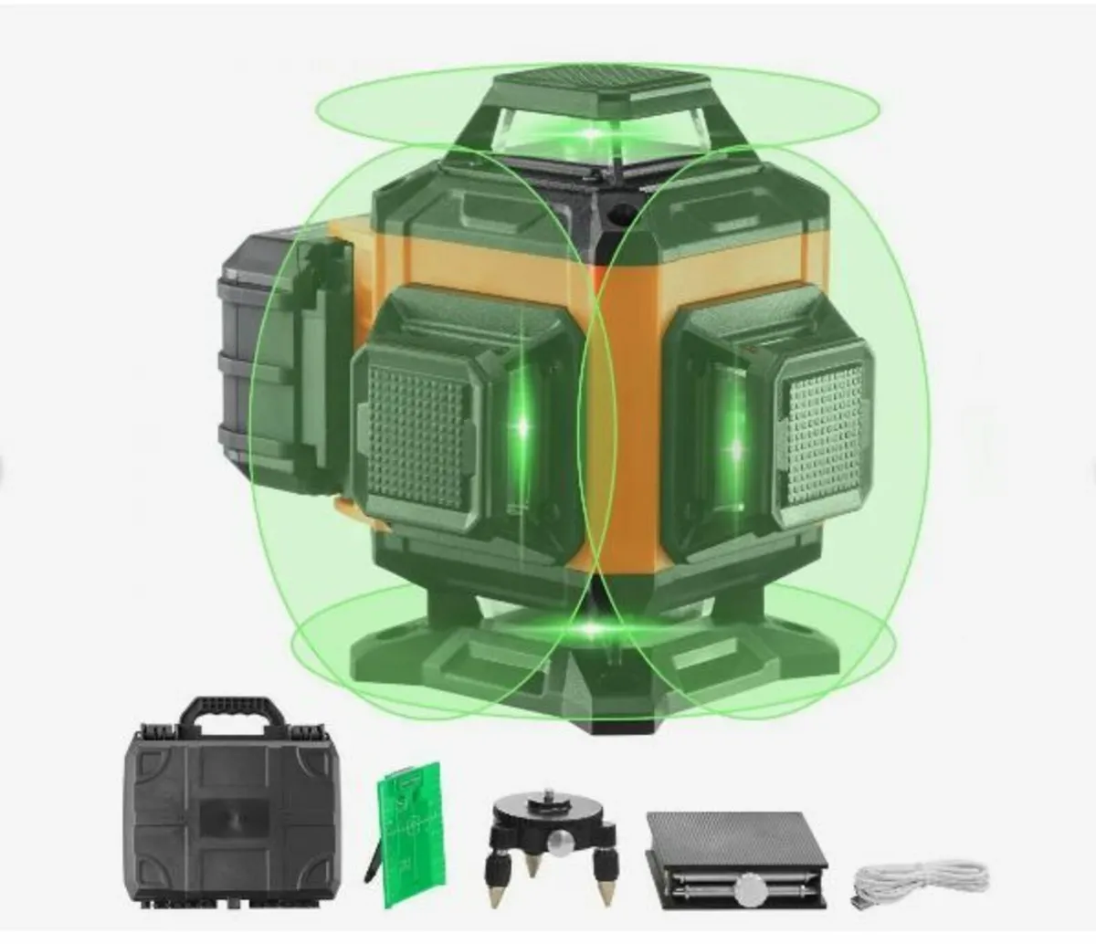 Laser Level 3048 cm Green Cross Line Self Levelin - Image 1