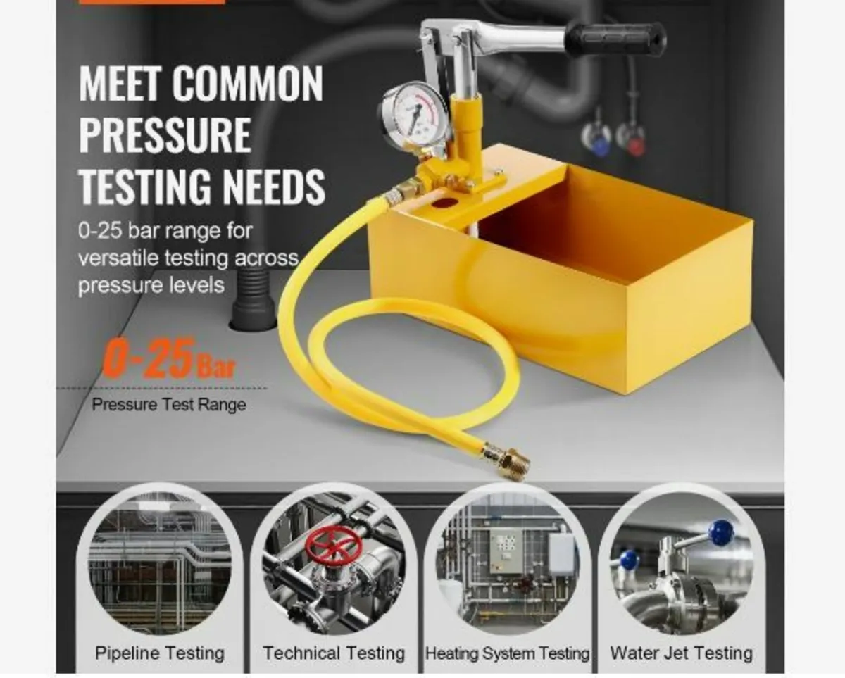 Hydrostatic Test Pump, Max 25 bar/362 PSI - Image 2