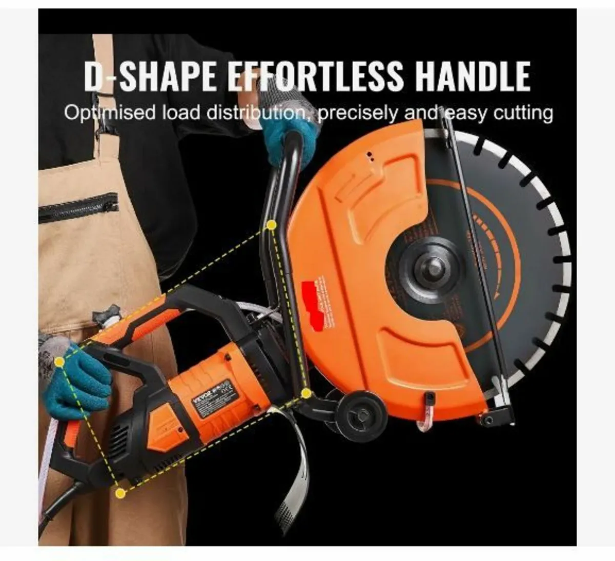 16"/40.6 cm Electric Concrete Saw - Image 4