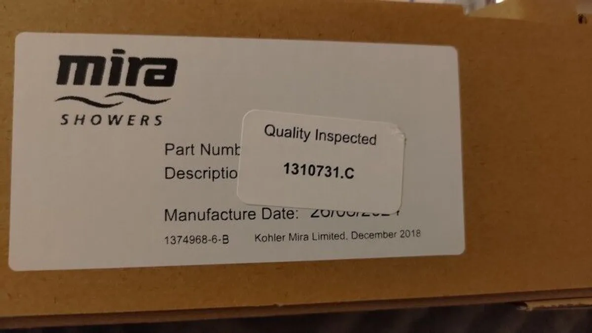 Mira Decor Dual Warm Silver 10.8kW Manual Electric Shower - Image 4