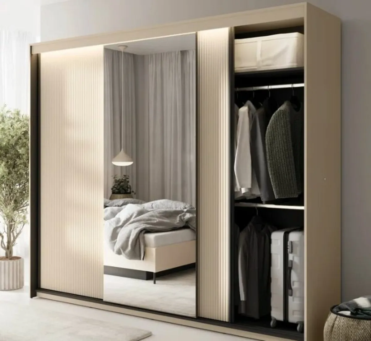 Trend 2.5 Sliderobe Beige.No deposit required ✨ - Image 1