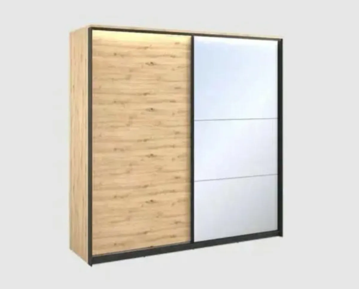 Quant 2.2m Sliderobe – Oak Artisan (LED Included) - Image 3