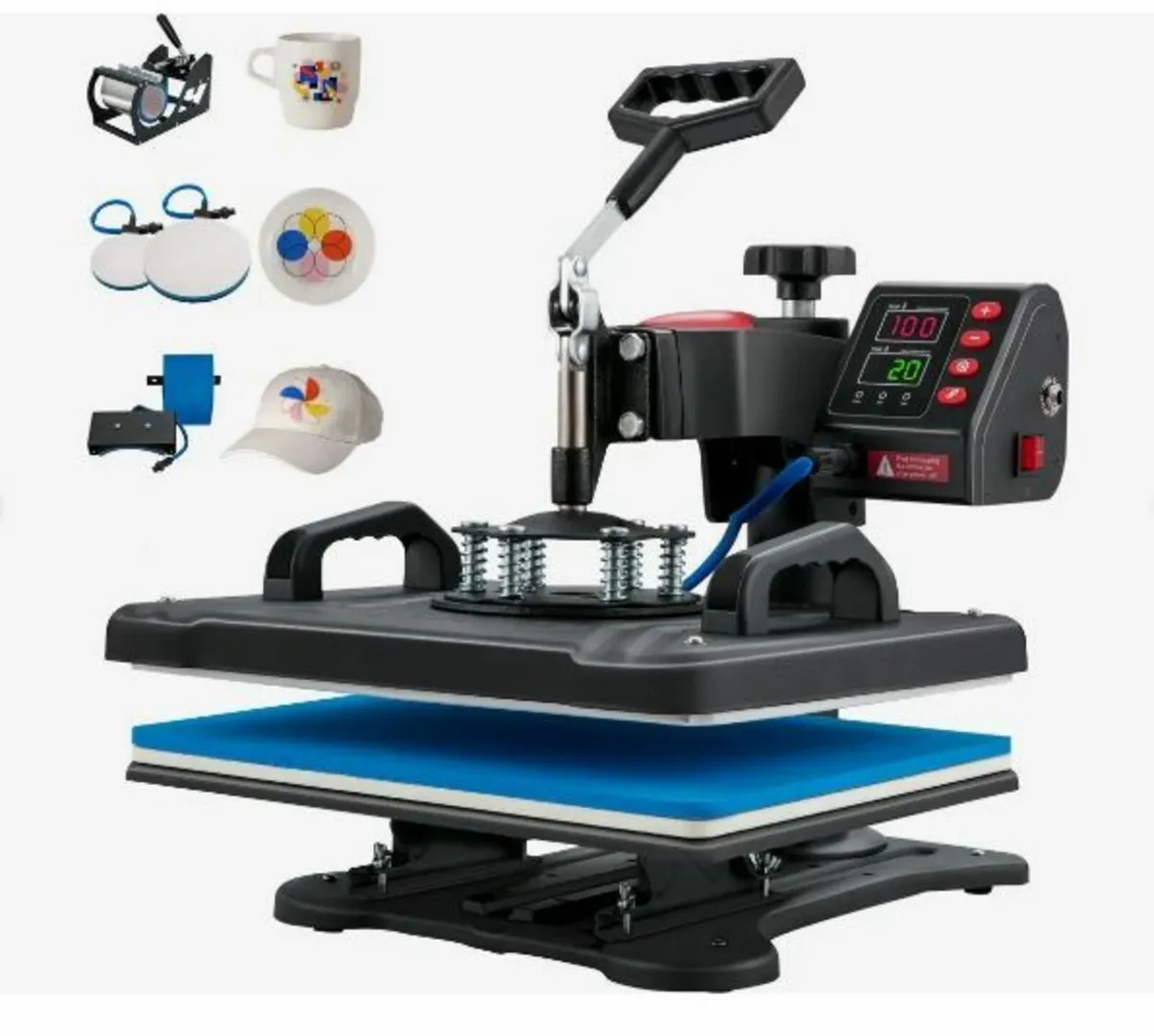 Heat Press, 5 in 1 Heat Press Machine - Image 4