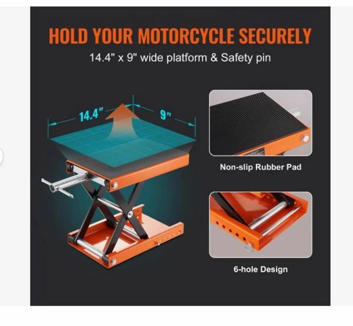 Motorcycle Scissor Jack Lift 499.5 kg - Image 3
