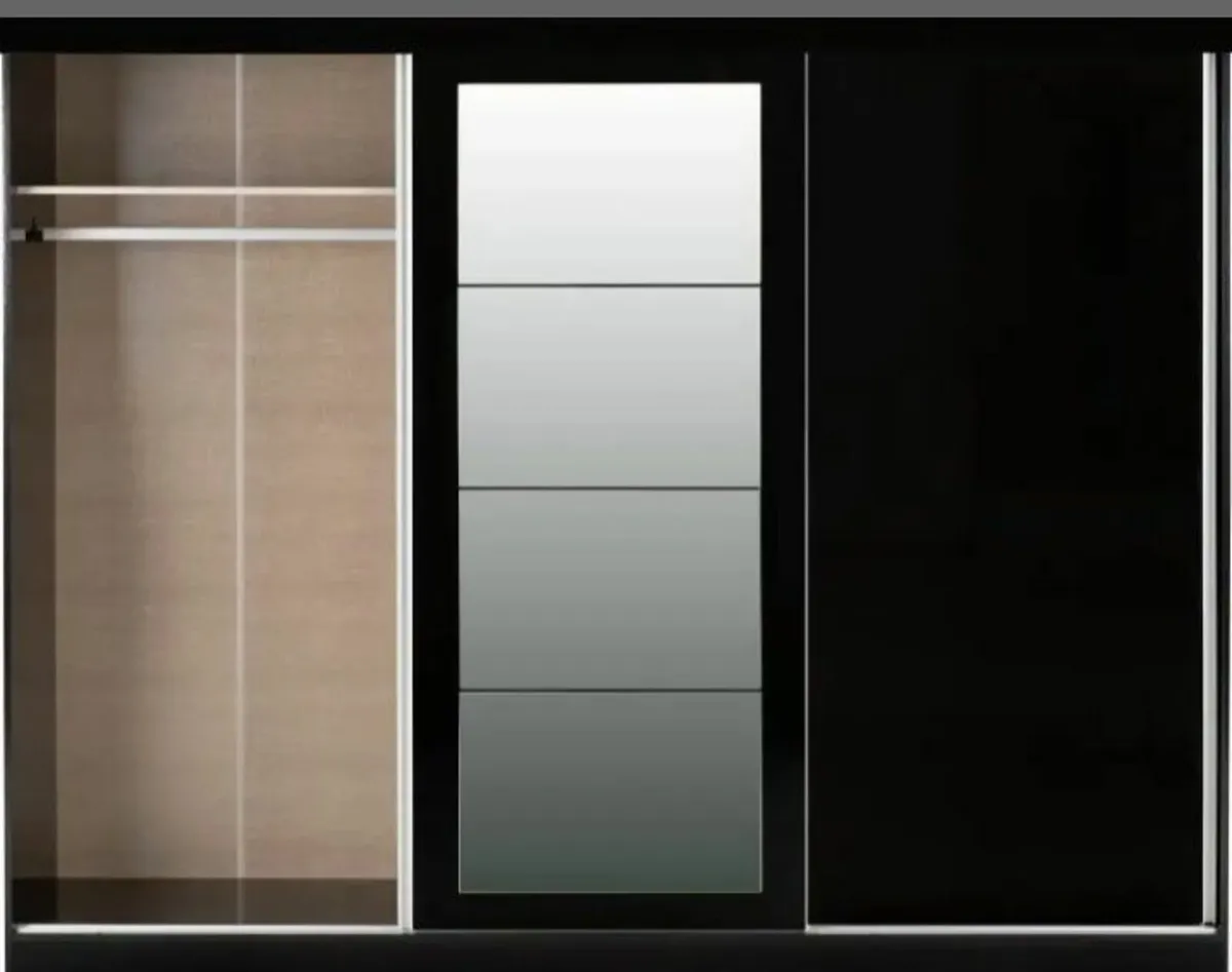 Nevada 3 Door Sliderobe 2.4m. Free home delivery - Image 4