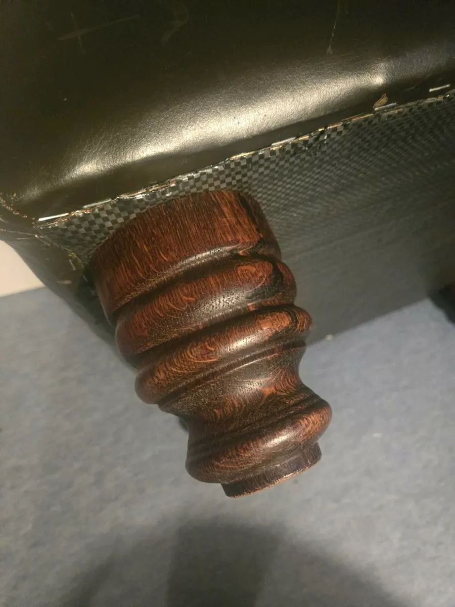 Leather couch / sofa - Image 4