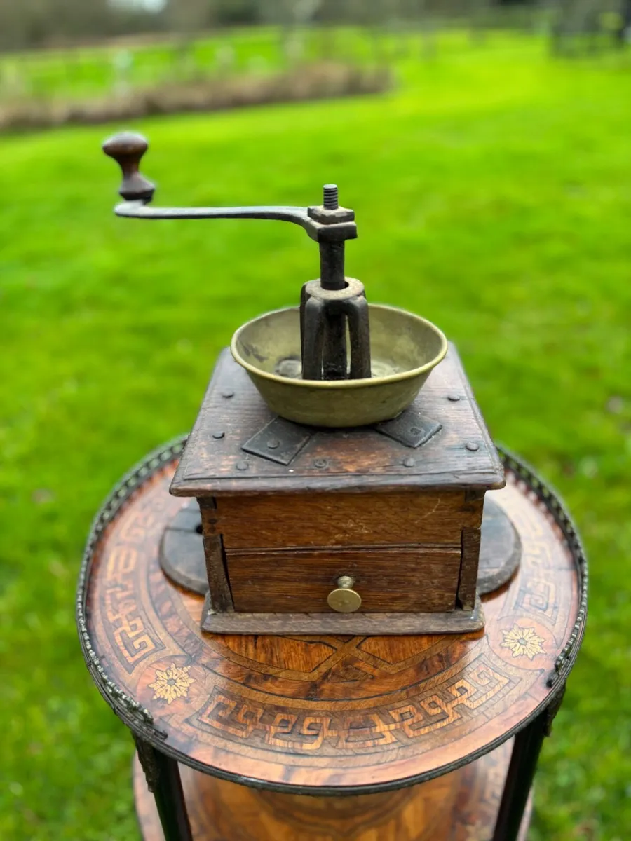 Antique coffee grinders. - Image 2