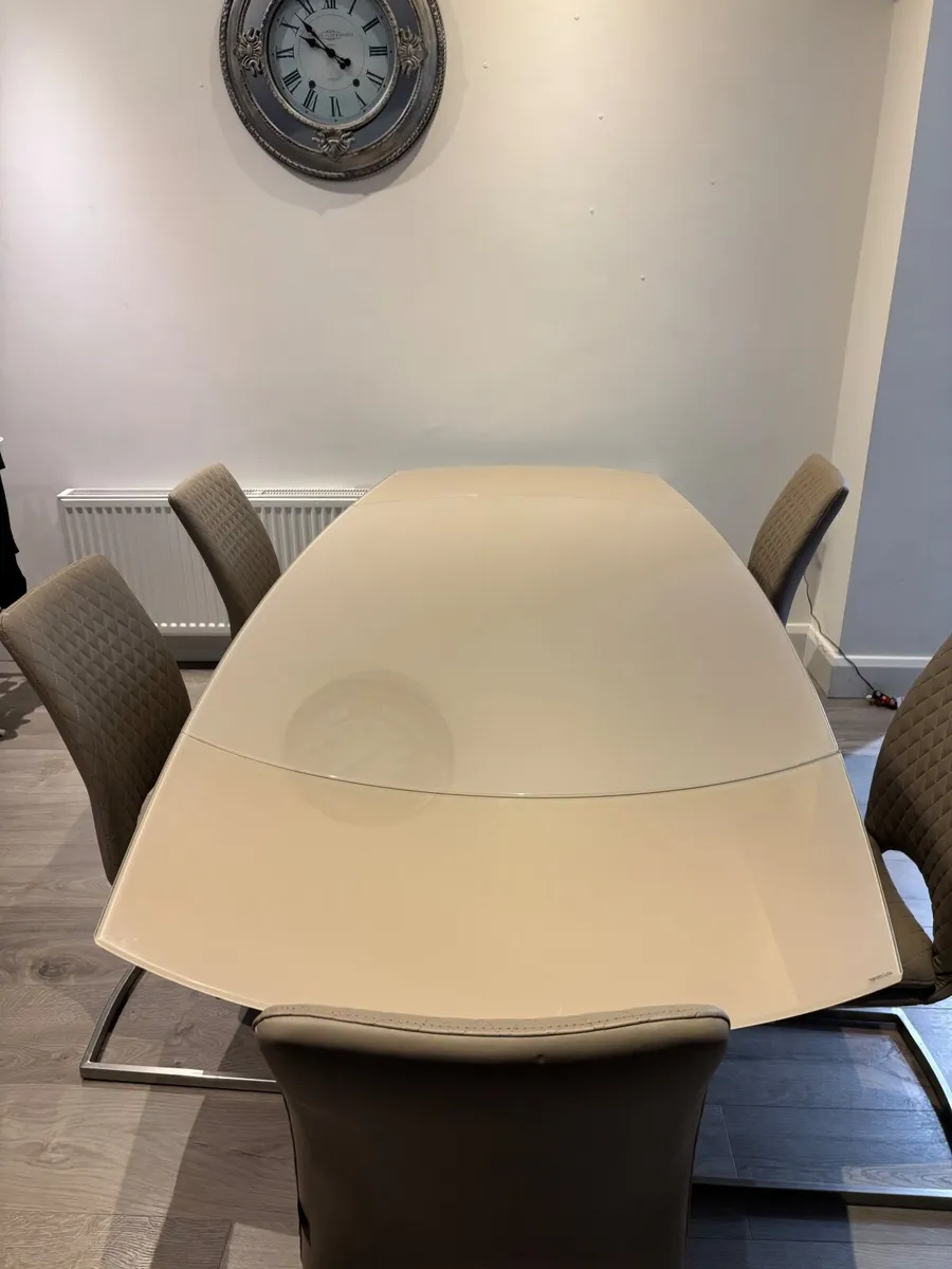 Dinning Table and Chairs (6) - Image 1