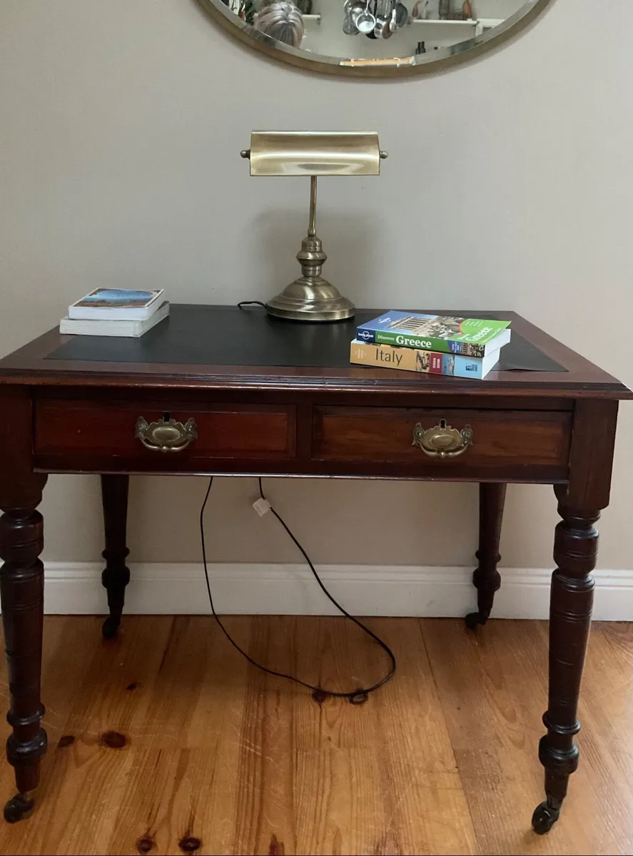 Antique. Mahogany writing desk - Image 1