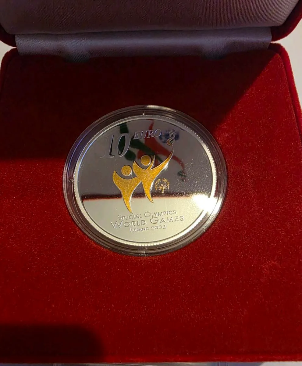 2003 silver commerative 10 euro coin - Image 3