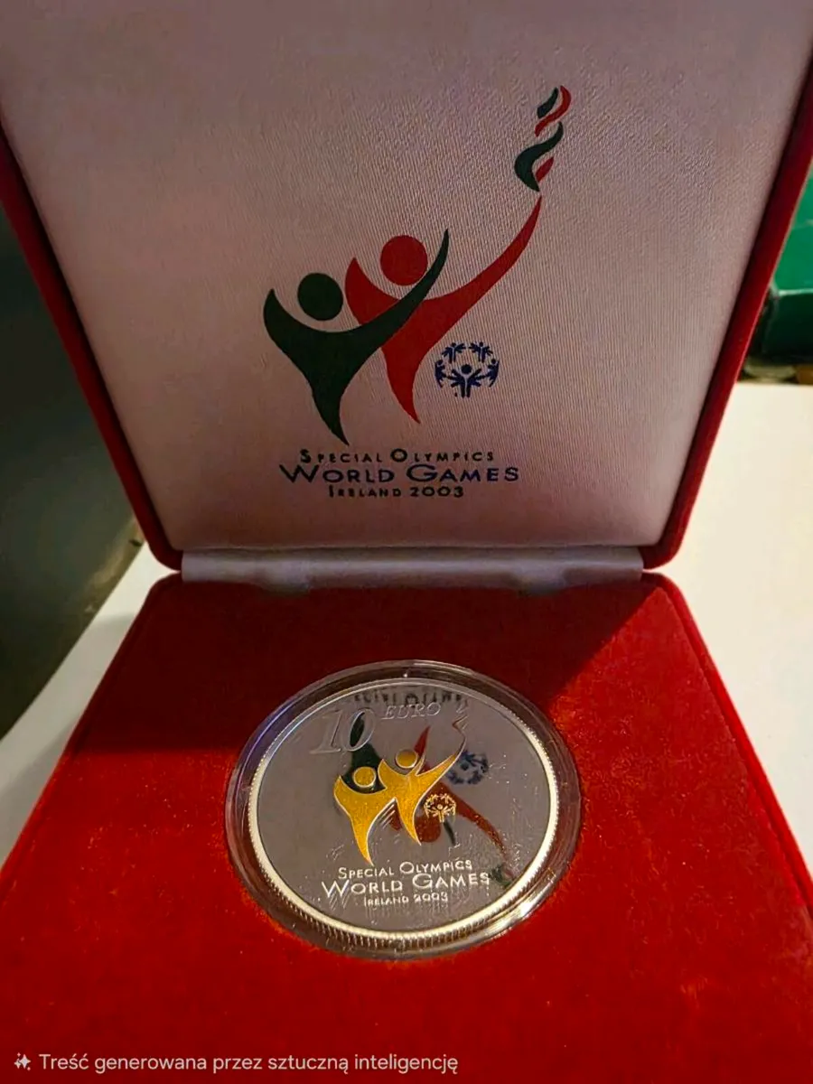 2003 silver commerative 10 euro coin - Image 4