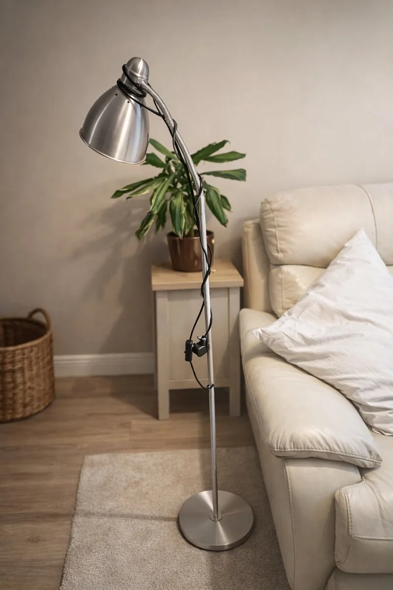 IKEA LERSTA floor/reading lamp with bulb