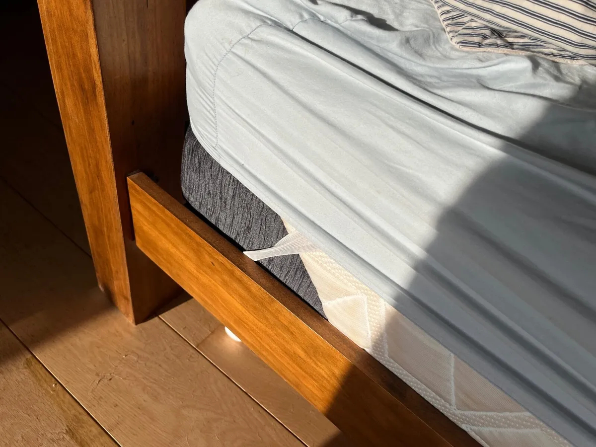 Superking bed frame with matching  bed side tables - Image 3