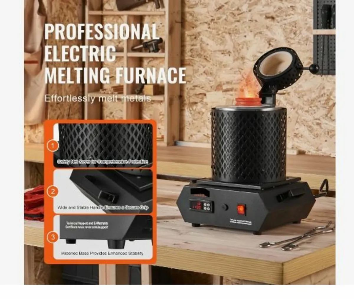 Gold Melting Furnace, 1350W - Image 2