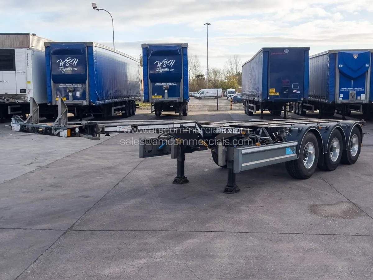 2022 D-TEC GOOSENECK SLIDING SKELETAL TRAILER - Image 3
