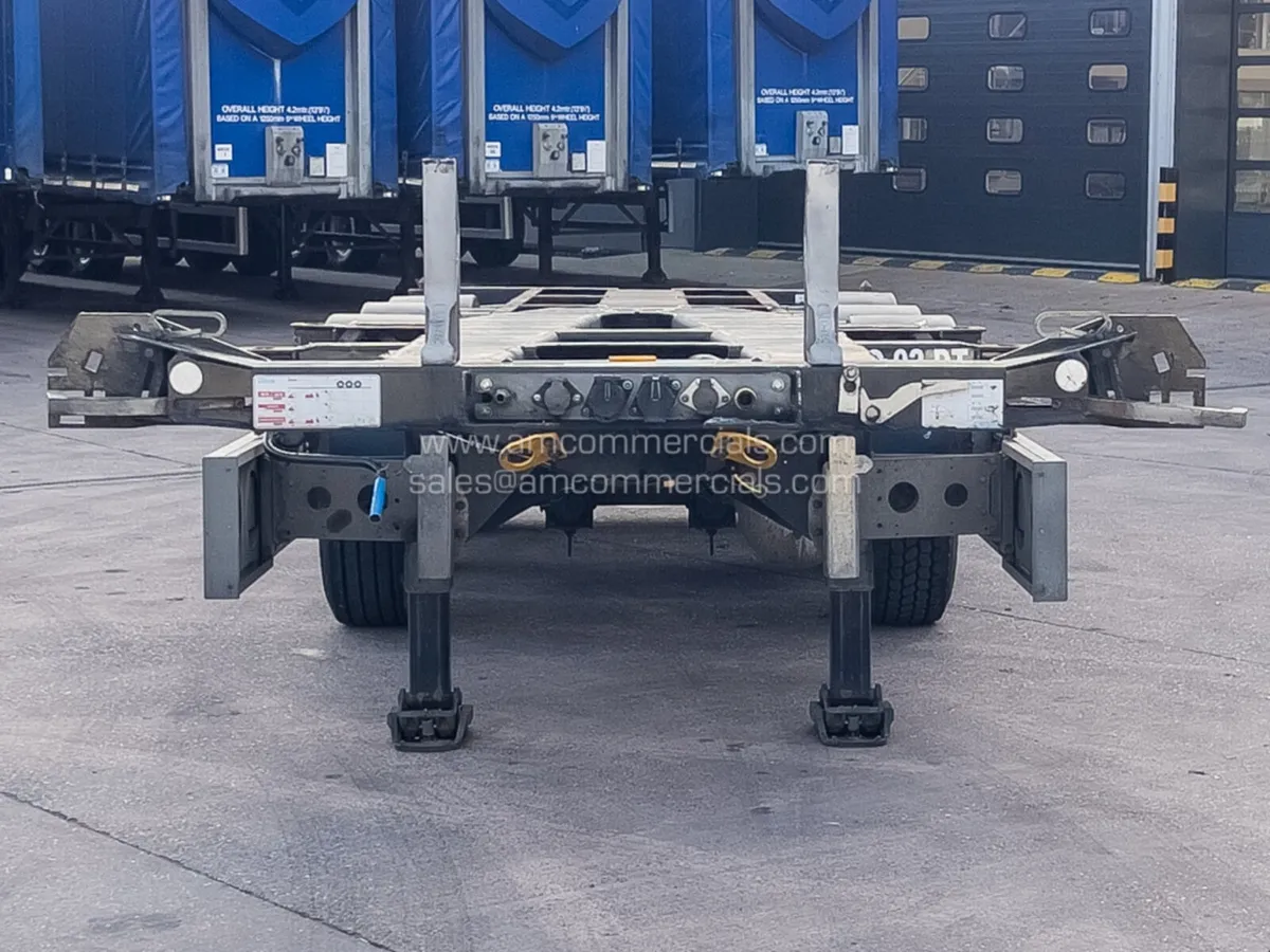 2022 D-TEC GOOSENECK SLIDING SKELETAL TRAILER - Image 2