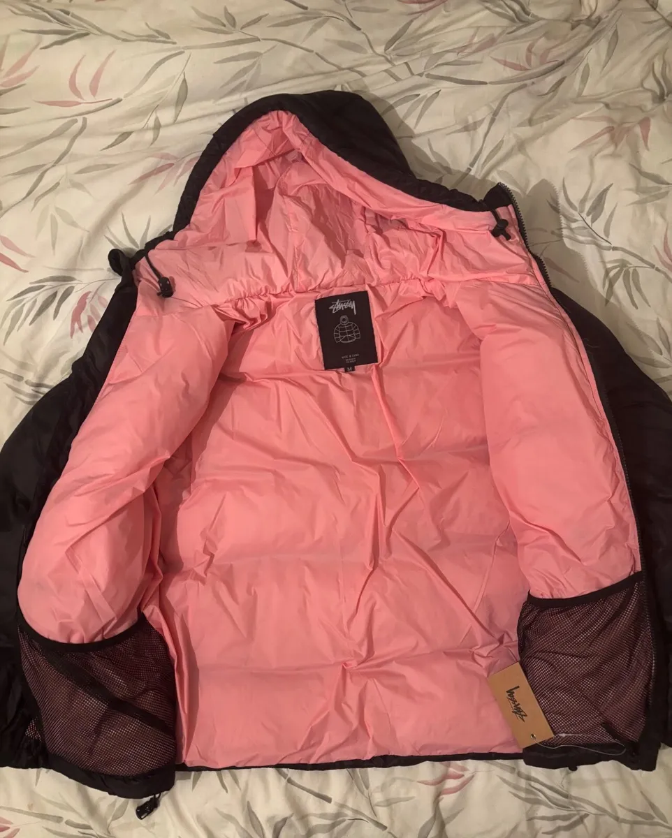 Stussy Puffer Jacket Mens - Image 3